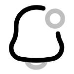 Notification Bell New SVG Icon
